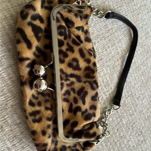 Super cute leopard print handbag/ clutch